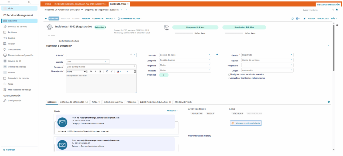 Portal Ivanti Neurons for ITSM