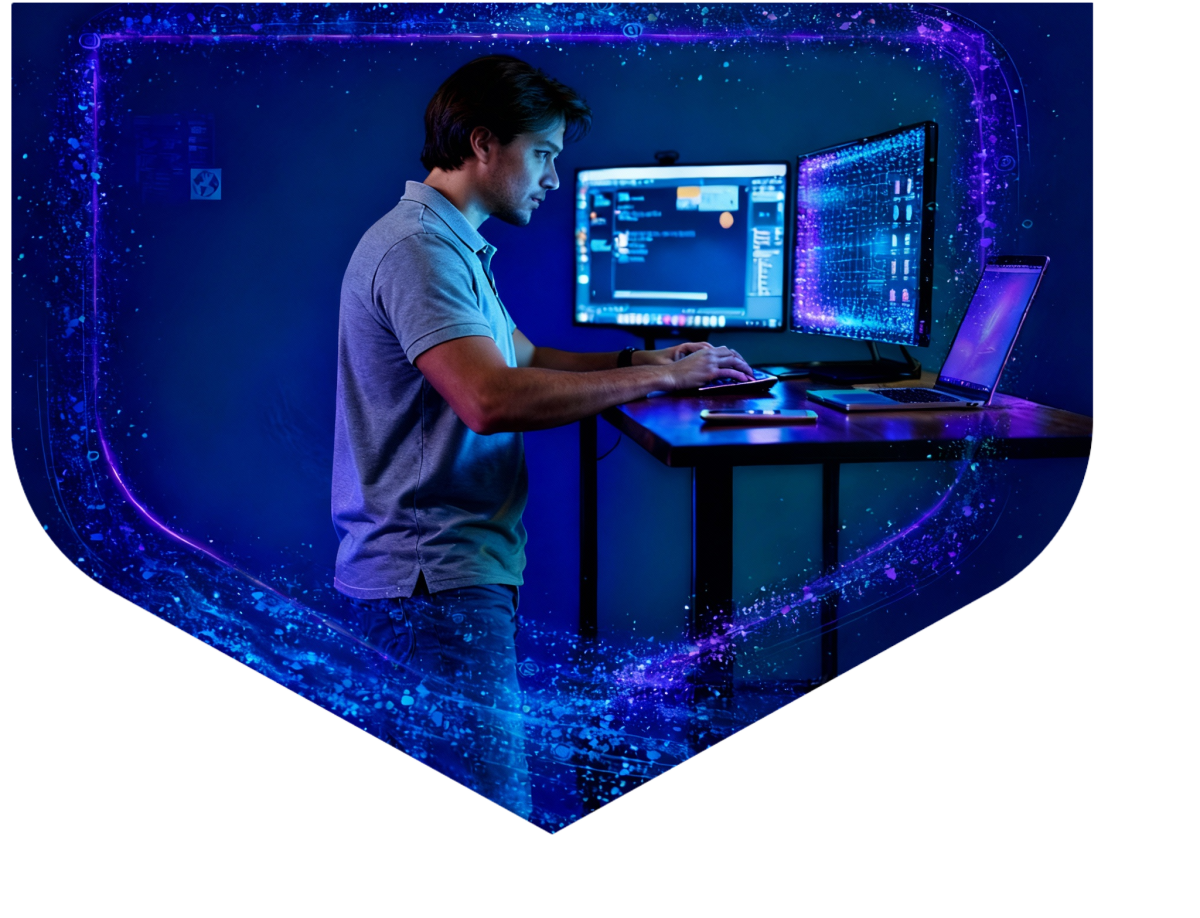 Equipo de ciberseguridad con Sophos Software